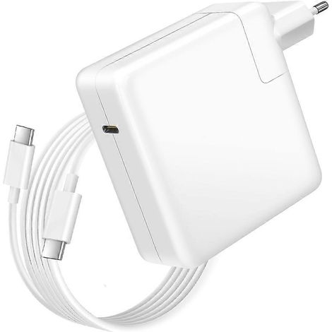 Compatible avec le chargeur USB-C 96 W + câble de 1,8 m pour Spectre X 15/16 pouces, blanc. (1/5)