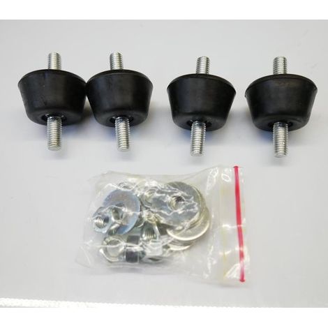 Sachet de 4 plots anti vibratiles 320kg pour groupe de climatisation extérieur EID