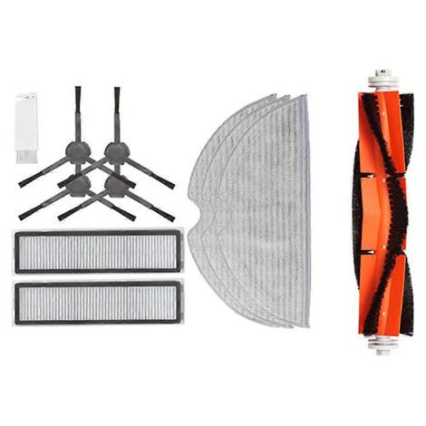 Accessoires pour aspirateur robot Xiaomi Dreame Bot D9 Max D9 : filtre HEPA, brosse principale latérale et lingettes de nettoyage de rechange (1/5)
