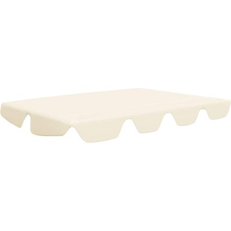 Maison Exclusive - Ersatzdach für Hollywoodschaukel Creme 150/130 (1/5)