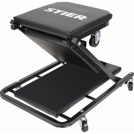 Chariot et tabouret de visite pour atelier STIER 2 en 1 Multi+ (1/4)