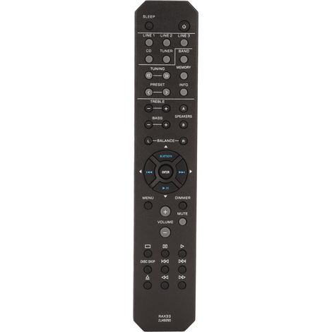 Abriebfeste Ersatzfernbedienung für den Audio-Video-Receiver RS202 RS202BL (1/5)