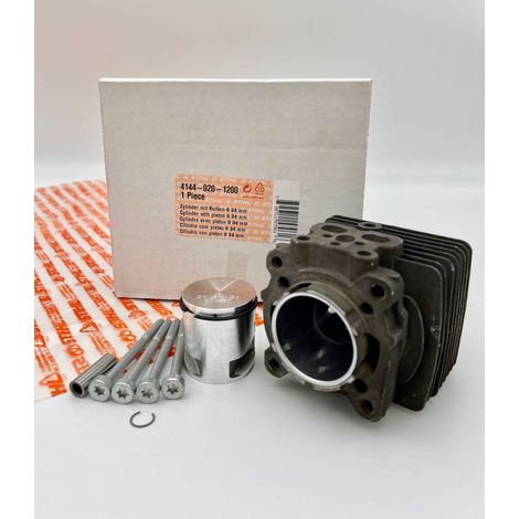 Cilindro + pistone originali STIHL Ø 34 mm FS FC KM HT, 41440201200
