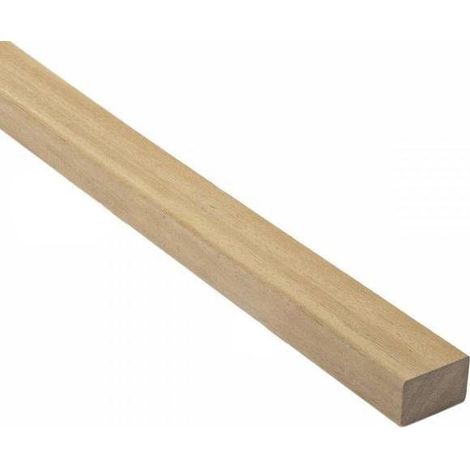 Lambourde en bois exotique 40x60mm – Longueur 2150mm – Classe 4 imputrescible pour terrasses extérieures – Rabotée 4 faces