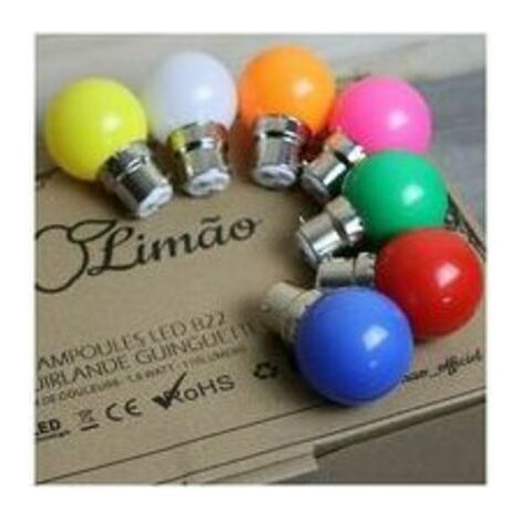 QORVA-Lot de 24 Ampoules LED B22 Guirlande guinguette extérieur