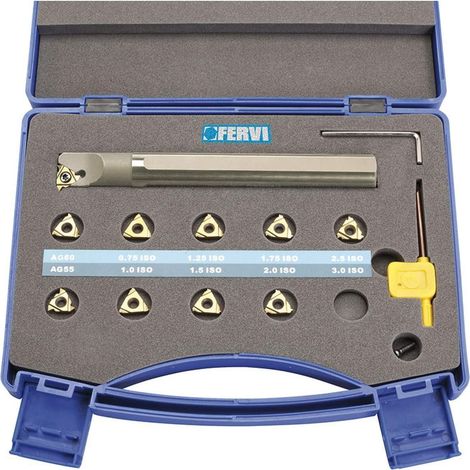 Kit d'outils pour filetage interne de 20 mm pour tour a metaux