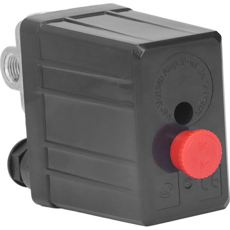 Pressostat automatique 220 V/380 V 90-125 PSI pour compresseur d'air à quatre trous (1/5)