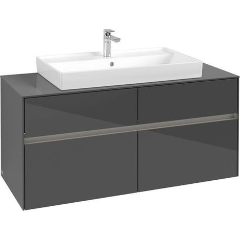 VB WTUS Collaro C087B0 1200x548x500mm avec 4 façades WT en gris brillant