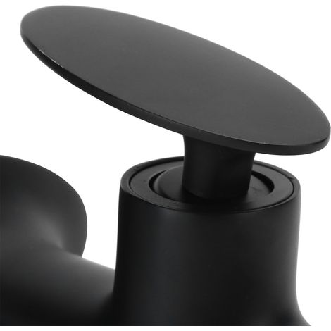 Robinet de lavabo noir avec mitigeur monocommande, accessoire de salle de bain et de cuisine. Filetage international G1/2. (1/5)
