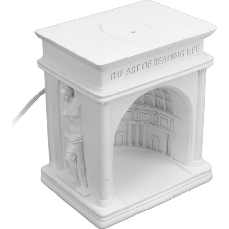Lampe chauffe-bougie parfumée Pantheon, à intensité variable, idéale comme lampe de chevet pour l'aromathérapie et décoration intérieure. Prise UE 110-220 V. (1/5)