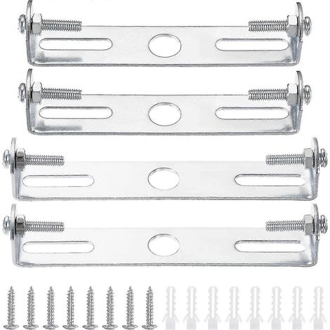 Lot de 4 plaques de fixation pour plafonnier, supports de montage pour luminaires de deux tailles : 90 mm et 104 mm. (1/5)