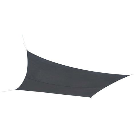 Voile d'ombrage 3x2 m anthracite (1/4)