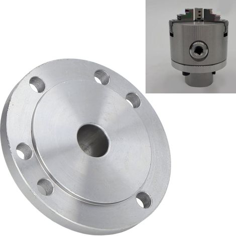 La bride de connexion du mandrin de 100 mm convient aux mandrins de 25 mm tels que K11-100, K12-100 et K72-100. (1/5)