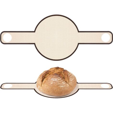 Amosfun Tapis de Cuisson à Long Manche en Fibre de Verre Tapis de Transfert de Pâte Marron, Résistant Haute et Basse Température Pratique pour Four et Pâtisserie'-'- (1/5)