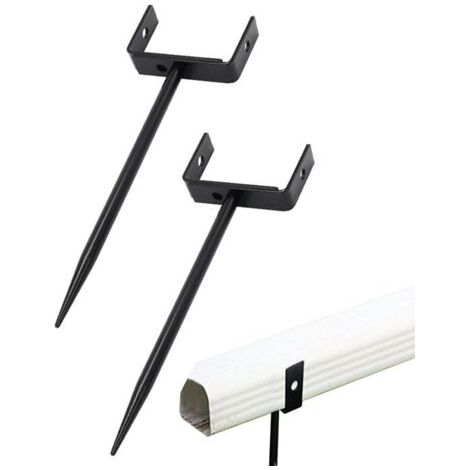 Support De Coupe Des Eaux De Pluie - Extension De Gouttière, Support De Drainage  Supports De Support Réglables En 2 Pièces Pour La Prévention Et Le Contrôle Des Inondations, Stabilisateur Résistant (1/5)