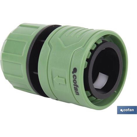 UV- und stoßbeständiger Anschluss für Ø25mm Gartenschläuche aus ABS