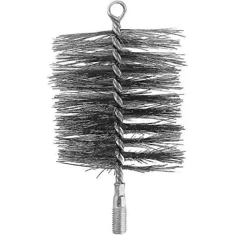 Brosse de cheminée pour le nettoyage des conduits de fumée et des tuyaux de cheminée, brosse industrielle pour le dérouillage des cheminées et le nettoyage des conduits de fumée - JXLGV (1/5)