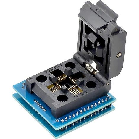 Programmieradapter für TQFP32-zu-DIP28- und TQFP44-zu-DIP40-ICs, Chip-Teststand, Ätzsystem, integrierte Schaltungen für TQFP32-zu-DIP28-ICs (1/5)