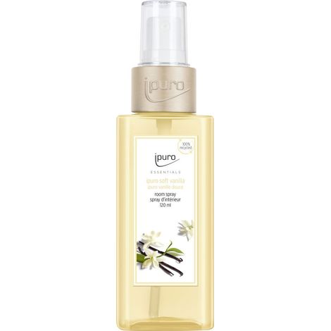 ipuro ESSENTIALS Raumspray soft vanilla 120 ml Raumduft Lufterfrischer Duftspray