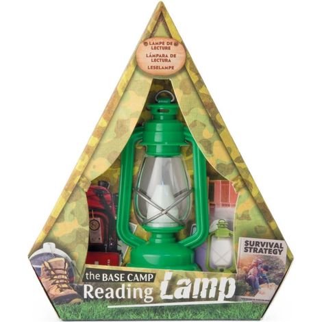 Lámpara de lectura de libro verde