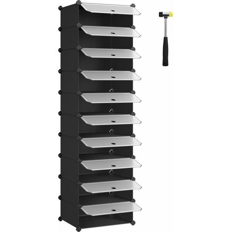 Accesorios para zapatero modular negro (1/4)