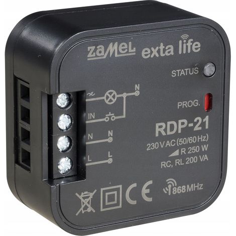 Regulador de luz zamel rdp-21 250 W control inalámbrico (1/3)