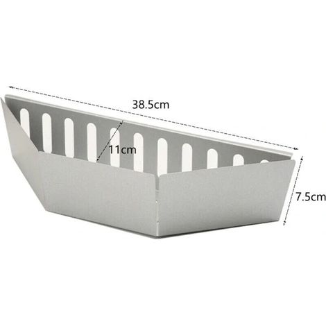 Bac à charbon pour Weber 7403, cuisson directe et indirecte pour barbecues sphériques de 47, 57 et 67 cm, lot de 2 (1/3)