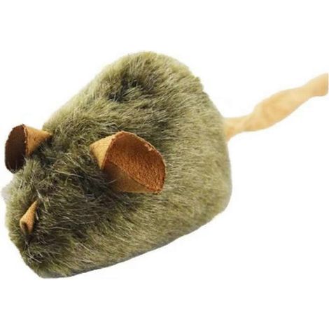 Jouet Souris Activé par Toucher pour Chatons - Fur Réaliste avec Son (1/5)