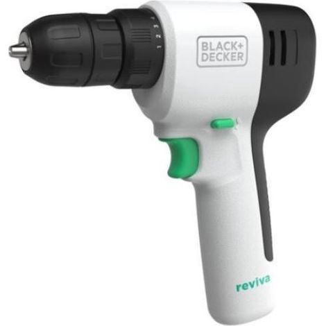Bohrer/Schraubendreher/Percussion Black & Decker Reviva mit 12V Akku (1/5)