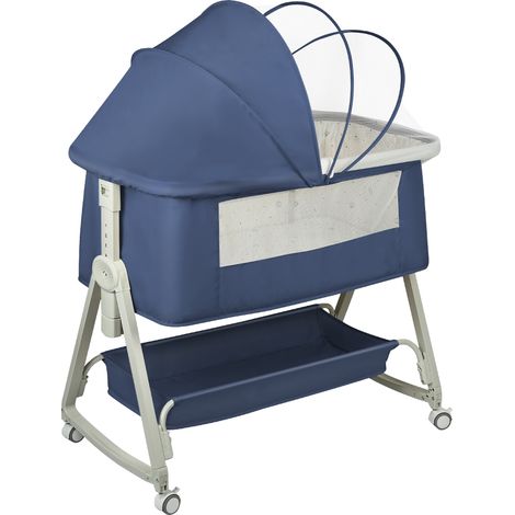 Berceau Cododo Bébé Portable 4 en 1 Matelas,Filet,Panier de Rangement, 0-6 Mois