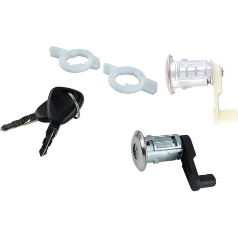 Serrure de porte voiture avec 2 clés, commande fluide 7701468981, remplacement pour MEGANE CLIO THALIA (1/5)