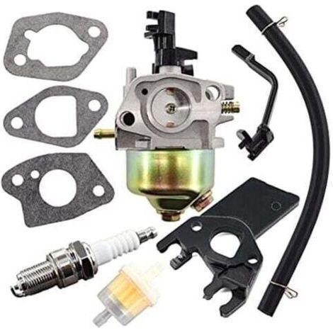 Carburateur générateur avec joint isolateur détanchéité, filtre à essence, bougie dallumage pour GX160 GX200 168F 5,5HP 6,5HP 2KW 3KW 196cc 163cc Générateur de moteur tondeuse à gazon (1/4)