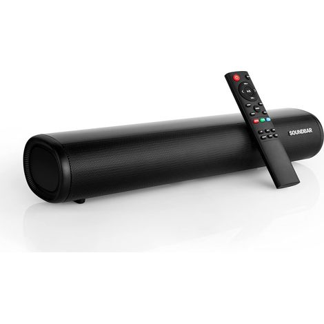 Barre de Son TV 60W Barre De Son 3 EQ Mode Home Cinema Bluetooth 5.0 avec Télécommande/HDMI/Optique/RCA/AUX/USB 3D Surround Sound Soundbar Barres de Son pour TV 4K 2-en-1 Détachable (50cm) (1/5)