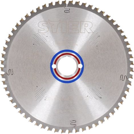 Lame de scie circulaire STIER Multi 216 x 2,4 x 30, 60TF, angle de coupe de 5° (1/5)