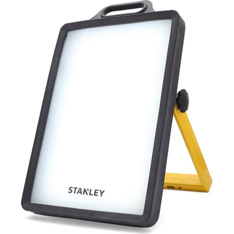 Stanley Floodlight 50W LED IP54 Rated Work Area Panel Light - Black Litecraft (1/5)