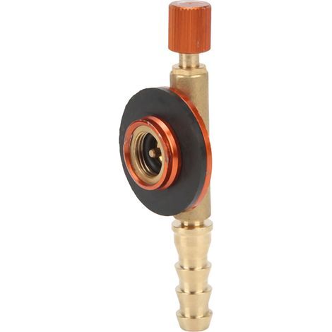 Sicherheitsschalter für Campingkocher, aufblasbarer Ladeventiladapter, rote Campingausrüstung (1/5)