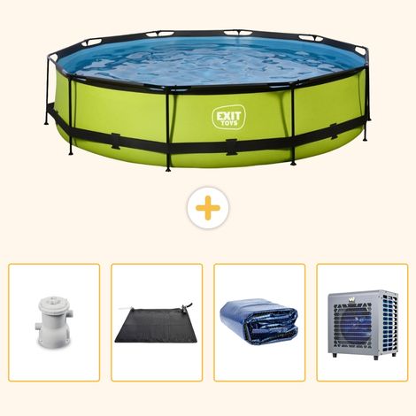 Exit-toys Piscine Exit Ronde - 360x76 cm - 5-pièces S216 (1/5)