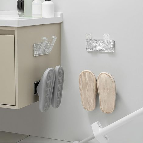 Support mural sans perceuse pour chaussures et cuisine, organisateur universel de chaussures pour salle de bain, toilettes et ménage, rangement pratique, également pour couvercles de casserole (1/5)