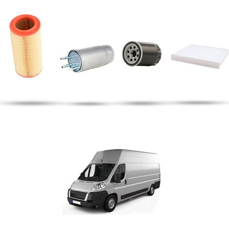 Kit tagliando 4 filtri compatibile con Citroen Jumper III 3.0 HDI FAP 130kw dal 2011 (1/5)