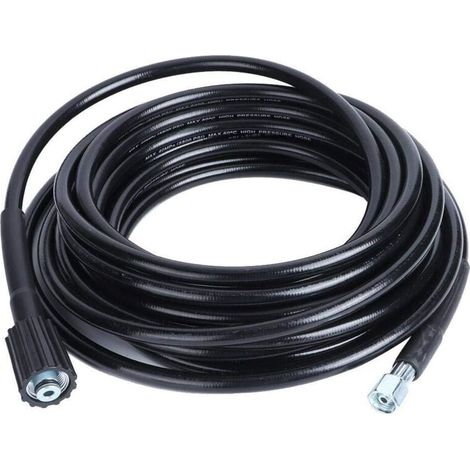 Tuyau Haute Pression 10m, M22 Filetage - Flexible Nettoyeur Haute Pression Avec Connecteur Quick Connect de Type clic pour nettoyeurs Haute Pression Krcher K2 K3