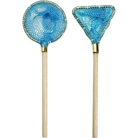 Filet de pêche miniature de bureau en 2 pièces, modèle décoratif (1/4)