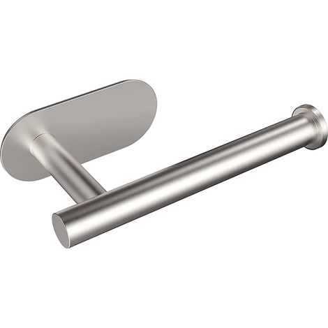 Toilettenpapierbox, Handyhalterung, Toilettenpapierhalter (gebürstet, oval)
