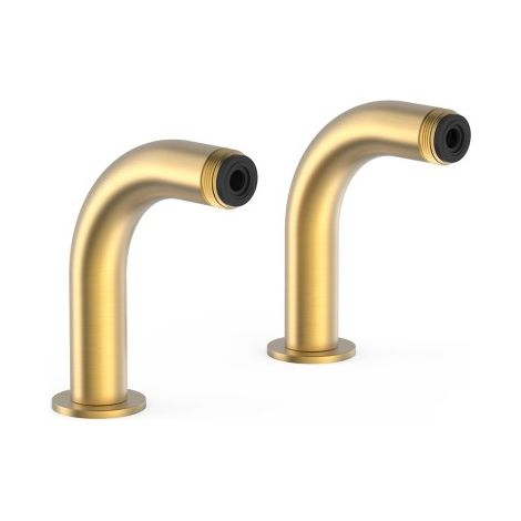 Colonnettes bord de baignoire Or Mat 24K - TRES 29987001OM