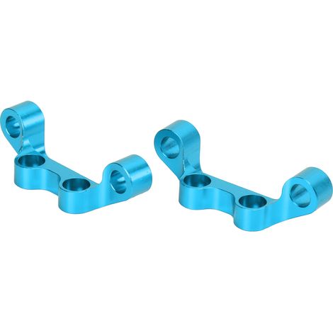 Satz mit 2 oberen Querlenkerhalterungen aus Metall für Tamiya TT02 1/10 RC-Car (blaue Ersatzteile) (1/5)