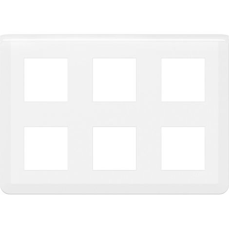 PLAQUE DE FINITION MOSAIC POUR 2X3X2 MODULES BLANC LEGRAND LEG078832L