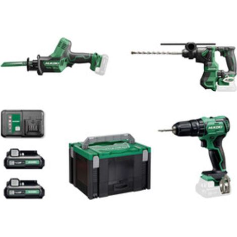 HIKOKI SET TRAPANO+SEGACCIO+TASSEL KC12SKB 12V