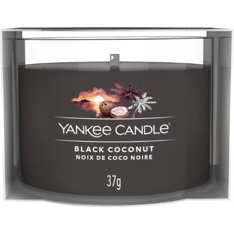 Bougie Yankee Candle mini noire à la noix de coco 37 g