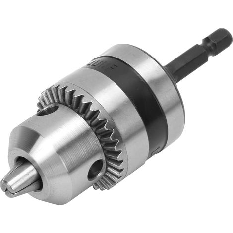 Leichtes Bohrfutter 1,5–10 mm 3/8–24UNF + 1/4-Zoll-Sechskant-Verlängerungswelle mit 3/8-Zoll-Gewinde (1/5)
