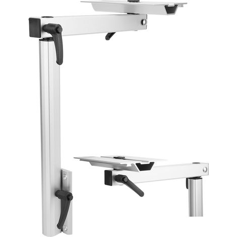 5pieds Pied de Table Camping-car Amovible Pivotant Angle Variable Fixation Coin pour Caravane Bateau (1/5)
