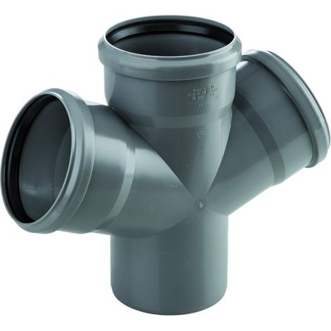 Braga Raccordo Scarico Doppia 675 ° PP Innesto Guarnizione Wavin WA242618